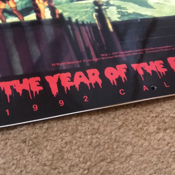 🌸NEW🌸 VTG Collectors Item Rocky Horror Picture Show Official 1992 Calendar - Picture 3 of 16